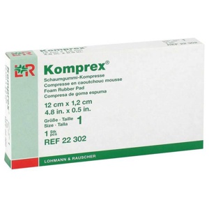 KOMPREX Schaumgummi Kompr.Gr.1 nierenf. Produktbild