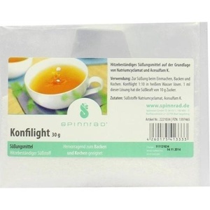 Konfilight Hitzebeständiger Süßstoff 30 g Pulver Produktbild