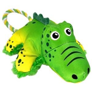 KONG Cozie Tuggz hundeleketøy alligator produktbilde