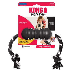 KONG Extreme Dental hundeleketøy med tau produktbilde