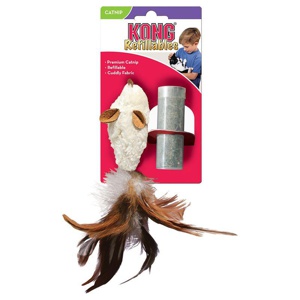 KONG Feather Mouse mit Katzenminze Produktbild