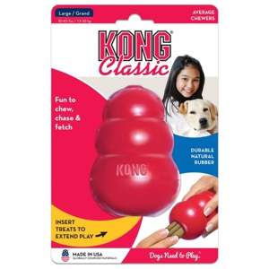 Kong Classic Röd L 11 x 7 cm produkt bild