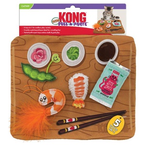 KONG Pull-A-Partz Katzenspielzeug Sushi Produktbild