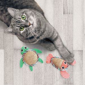 KONG Tropics Pals Kattleksaker med Prassel och Kattmynta 2-pack produkt bild