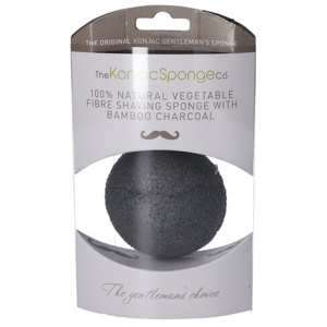 Konjac Sponge Gentleman Sort 1 stk produktbillede