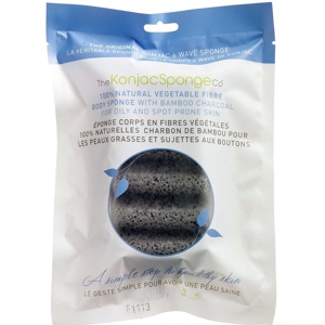 Konjac Sponge Body Sort 1 stk produktbillede