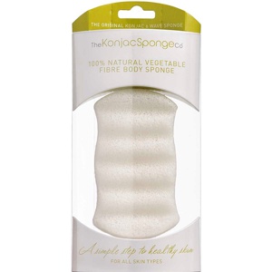 Konjac Sponge Premium Body Hvid 1 stk produktbillede