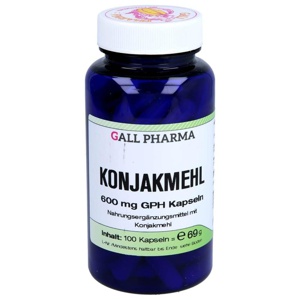 Konjakmehl 600 mg Kapseln Produktbild