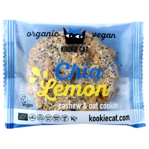 Kookie Cat Chia Lemon Cookie Ø 50 g produktbillede