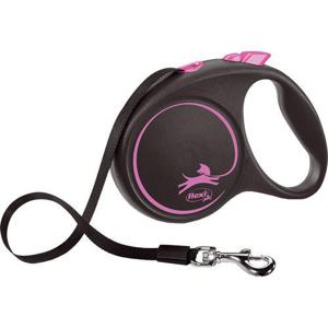 Flexi Black Design L band 5 m 50 kg rosa produkt bild