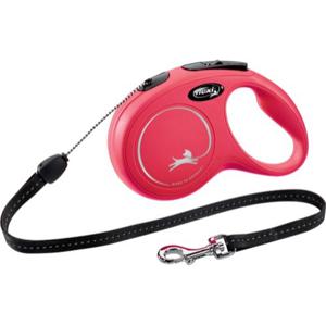Koppel Flexi New Classic Cord V1 Röd S 8 m produkt bild