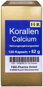 Korallen Calcium Kapseln 120 St Kapseln Produktbild