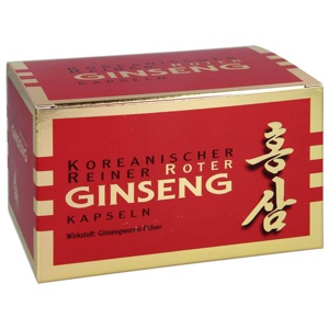 Koreanischer Reiner Roter Ginseng Kapseln 300mg 200 St Kapseln Produktbild