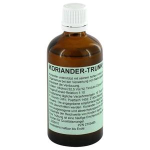 Koriander Trunk Tropfen, 100 ml Tropfen Produktbild