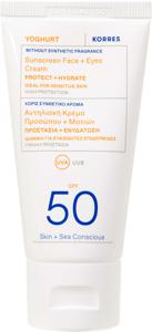Korres Yoghurt Face + Eyes Sunscreen SPF 50 (50 ml) produkt bild
