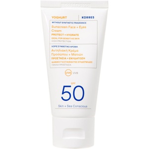 KORRES Yoghurt Face + Eyes Sunscreen SPF50 50 ml produktbillede