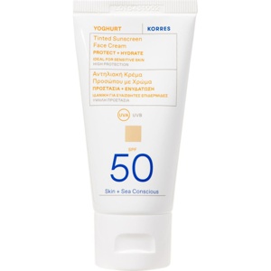 KORRES Yoghurt Tinted Sunscreen Face Cream SPF 50 50 ml produktbillede