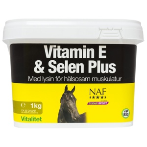 Kosttillskott NAF Vitamin E Selen & Lysin Pulver 1 kg produkt bild