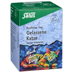 KRAFTTIER Tee Gelassene Katze Bio Salus Filterbtl. Produktbild