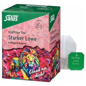 Krafttier Tee Starker Löwe Bio Salus Filterbeutel, 15 St Filterbeutel Produktbild