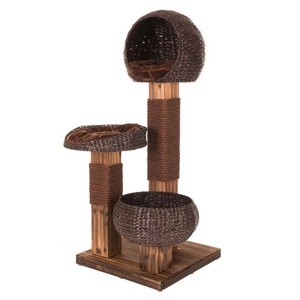 Modern Living Kratzbaum Burned Wood Produktbild