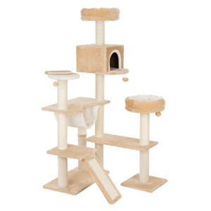 Kratzbaum Knusperhäuschen mit Leiter - beige Produktbild