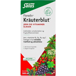 Floradix Kräuterblut - 500 ml produktbillede