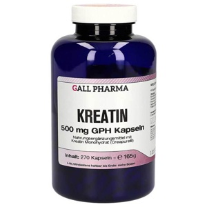 Kreatin GPH 500 mg Kapseln, 270 St Kapseln Produktbild