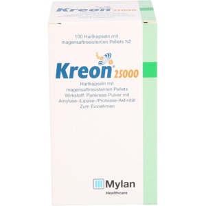 KREON 25.000 Hartkps.m.magensaftr.überz.Pellets Produktbild