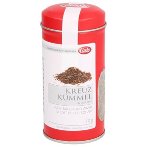 KREUZKÜMMEL Kumin ganz Blechdose Caelo HV-Packung Produktbild