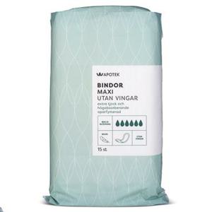 Kronans Apotek Bindor Maxi Utan Vingar Bindor, 15 st produkt bild