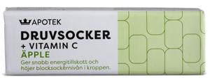 Kronans Apotek Druvsocker + Vitamin C Äpple Druvsockertabletter 14 st produkt bild