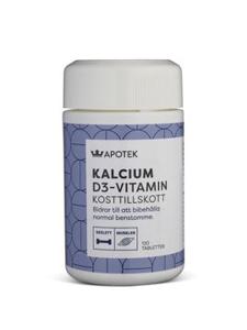Kronans Apotek Kalcium + D3 Tabletter 100 st produkt bild