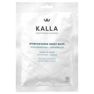 Kronans Apotek KALLA Sheet Mask Återfuktande ansiktsmask 1 st produkt bild