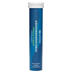 Kronans Apotek Kreatinmonohydrat Äpple/Fläder Brustabletter 18 st produkt bild