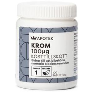 Kronans Apotek Krom 100 µg Tabletter 100 st produkt bild