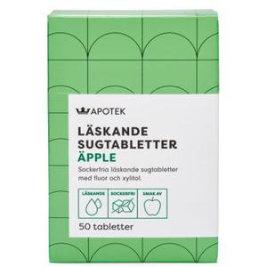 Kronans Apotek Läskande Sugtabletter Äpple Sugtabletter 50 st produkt bild