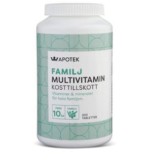 Kronans Apotek Multivitamin Familj Tabletter 200 st produkt bild