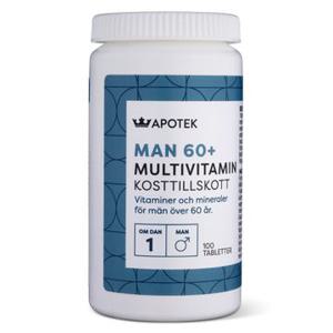 Kronans Apotek Multivitamin Man 60+ Tabletter 100 st produkt bild