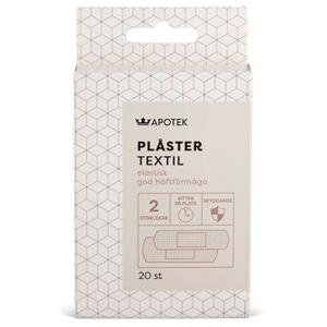 Kronans Apotek Plåster Textil Elastiskt Plåster, 20 st produkt bild