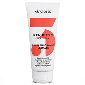 Kronans Apotek Ren Rutin Lermask Ansiktsmask, 50 ml produkt bild
