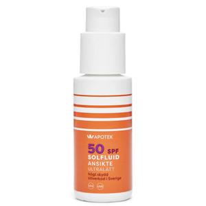Kronans Apotek Solfluid SPF 50 Solskydd för ansiktet 50 ml produkt bild