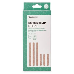 Kronans Apotek Suturtejp Natur Steril suturtejp 9 st produkt bild
