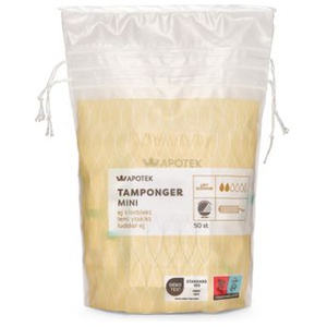 Kronans Apotek Tampong Mini Tamponger för lätta blödningar 50 st produkt bild