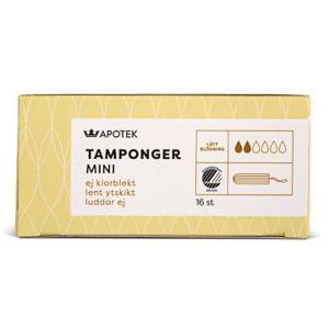 Kronans Apotek Tamponger Mini Tampong, 16 st produkt bild
