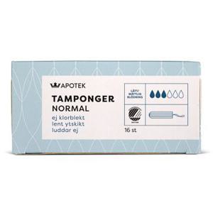 Kronans Apotek Tamponger Normal Tampong, 16 st produkt bild