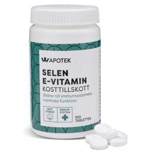 Kronans Selen E-vitamin Tablett 100 st produkt bild