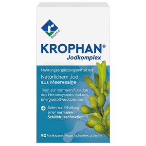 Krophan Jodkomplex Hartkapseln, 90 St Hartkapseln Produktbild