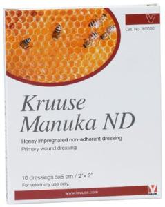 Kruuse Manuka ND 5x5 cm icke vidhäftande steril 10 st produkt bild