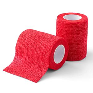 Kruuse Vet-Flex Röd 7,5 cm x 4,5 m produkt bild